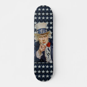 Vlaggenskateboard van de Verenigde Staten Skateboard