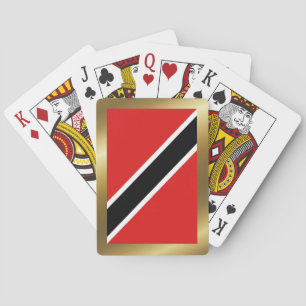 Vlaggenspeelkaarten van Trinidad en Tobago Speelkaarten