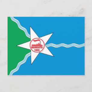 Vlaggenstad Mankato Briefkaart