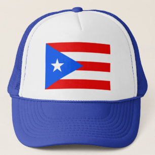 Vlaggenvrachtwagen van Puerto Rico Puerto Ricaan Trucker Pet