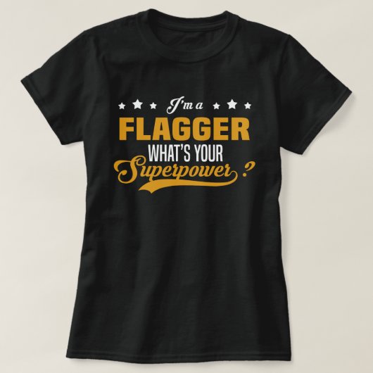 vlaggestok t-shirt (Design voorkant)