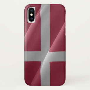 Vlaggolven in Denemarken - iPhone X Hoesje