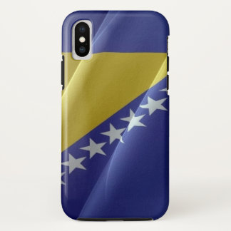 Vlaggolven van Bosnië en Herzegovina - iPhone XS Hoesje