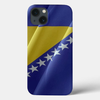 Vlaggolven van Bosnië en Herzegovina - iPhone 13 Hoesje