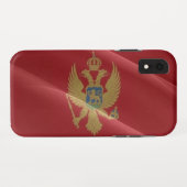 Vlaggolven van Montenegro - Case-Mate iPhone Case (Achterkant (horizontaal))