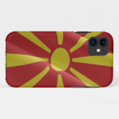 Vlaggolven van Noord-Macedonië - Case-Mate iPhone Case (Achterkant (horizontaal))