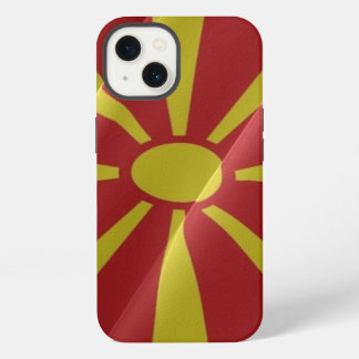 Vlaggolven van Noord-Macedonië - iPhone 13 Hoesje