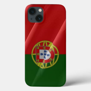 Vlaggolven van Portugal - iPhone 13 Hoesje