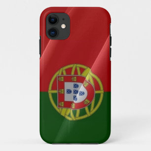 Vlaggolven van Portugal - iPhone 11 Hoesje