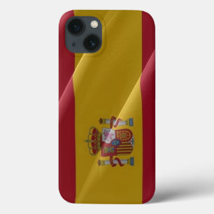 Vlaggolven van Spanje - iPhone 13 Hoesje