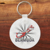 Vlagkaart 2.0 van Bermuda Sleutelhanger (Voorkant)