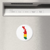 vlagkaart van het togo - land magneet (Insitu (Vaatwasser))