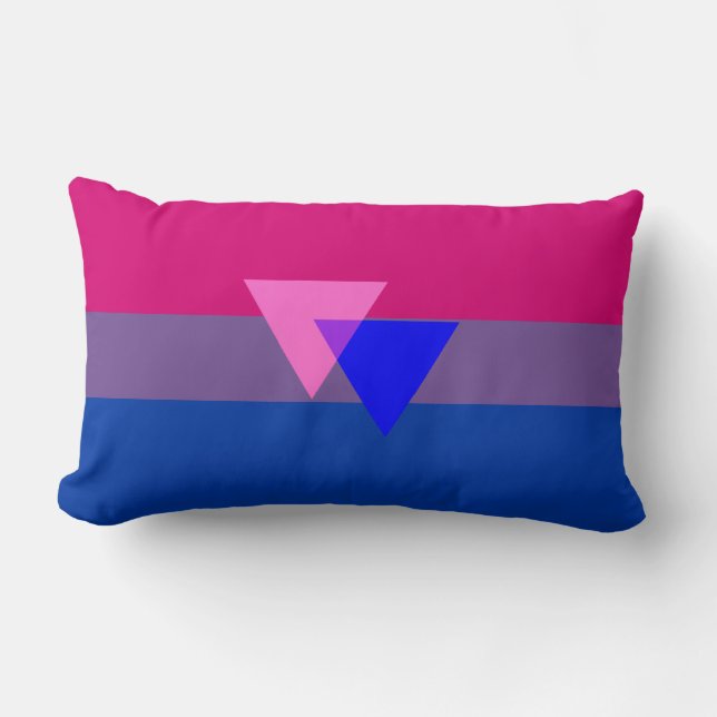 Vlagkussen van Bisexualiteit Kussen (Voorkant)