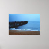 Vlagler Beach Pier Canvas Afdruk (Voorkant)