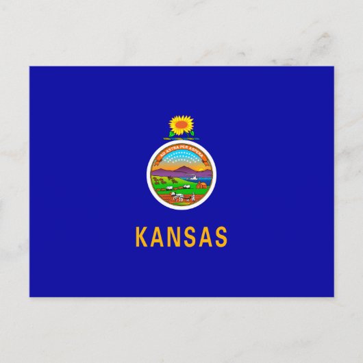 Vlagontwerp Kansas-staat Briefkaart (Voorkant)