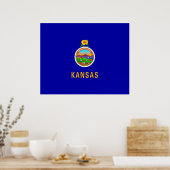 Vlagontwerp Kansas-staat Poster (Keuken)