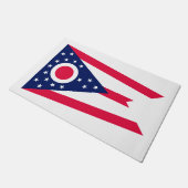 Vlagontwerp Ohio State Deurmat (Schuin)