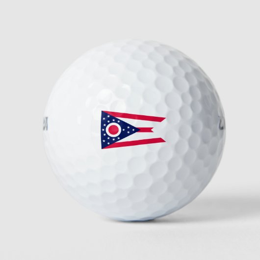 Vlagontwerp Ohio State Golfballen (Voorkant)