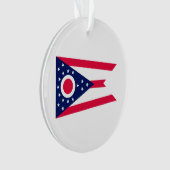 Vlagontwerp Ohio State Ornament (voorkant)