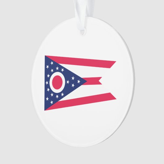 Vlagontwerp Ohio State Ornament (voorkant)