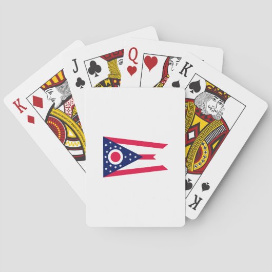 Vlagontwerp Ohio State Pokerkaarten (Achterkant)