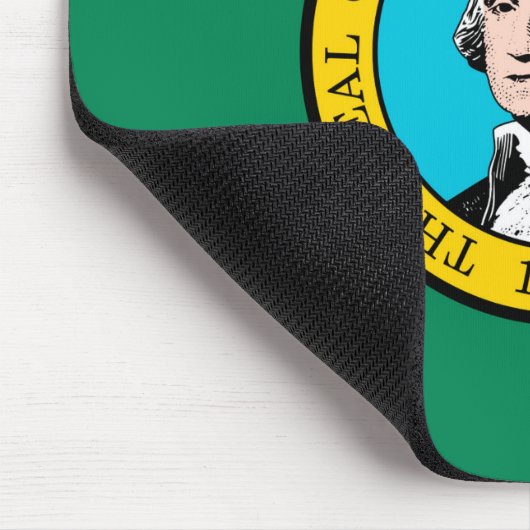 Vlagontwerp van de staat Washington Muismat (Hoek)