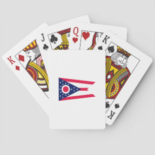 Vlagontwerp van Ohio Pokerkaarten