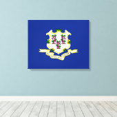 Vlagontwerp verbindingsstaat canvas afdruk (Insitu (Houten vloer))