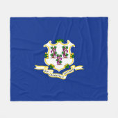 Vlagontwerp verbindingsstaat fleece deken (Voorkant (Horizontaal))