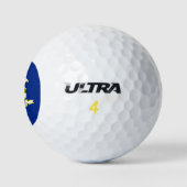 Vlagontwerp verbindingsstaat golfballen (Logo)
