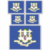 Vlagontwerp verbindingsstaat sticker (Voorkant)