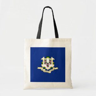 Vlagontwerp verbindingsstaat tote bag