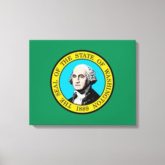 Vlagontwerp voor Washington State Canvas Afdruk (Voorkant)