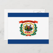 Vlagontwerp West Virginia Briefkaart (Voorkant / Achterkant)