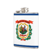 Vlagontwerp West Virginia Heupfles (Links)