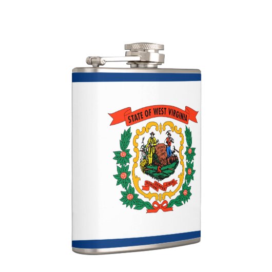 Vlagontwerp West Virginia Heupfles (Rechts)