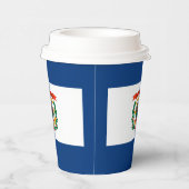 Vlagontwerp West Virginia Papieren Bekers (Rechts)