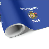 Vlagontwerp Wisconsin State Cadeaupapier (Rol Hoek)