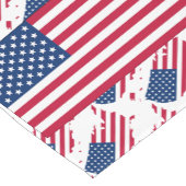 Vlagpatriottisch VS-AMERIKA Korte Tafelloper (Hoek)