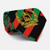 Vlagpatroon van Afghanistan - 2013 goedkeuring Stropdas (Opgerold)