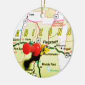 Vlagpersoneel, Arizona Keramisch Ornament (Links)