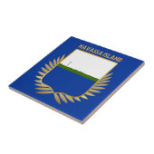 Vlagschild van Navassa Tegeltje (Zijkant)