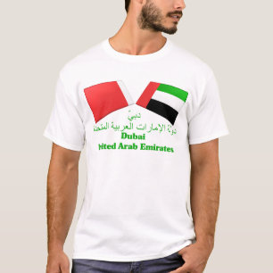 Vlagtegels van de Verenigde Arabische Emiraten en T-shirt