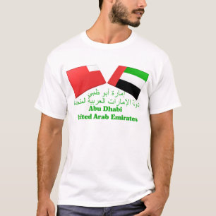 Vlagtegels van de Verenigde Arabische Emiraten en T-shirt