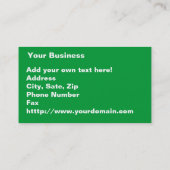 Vlagtekst van Arizona Afbeelding en VS Visitekaartje (Achterkant)