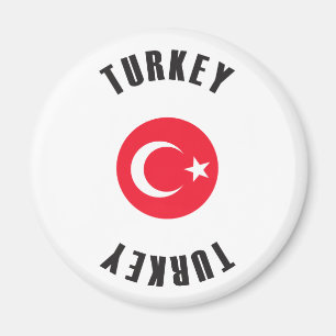 Vlagwiel van Turkije Magneet
