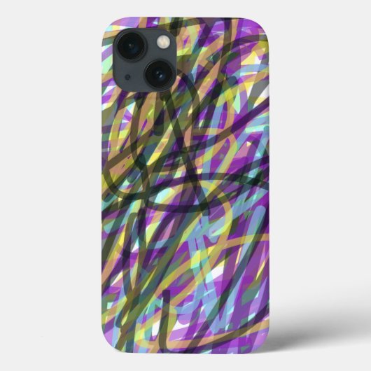 Vlak Boho Abstract Landschap Case-Mate iPhone Case (Achterkant)