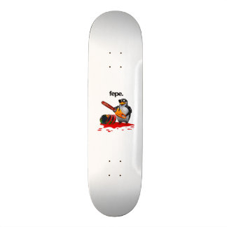 VLAK DE VLAKTE EARTH CHAINSAW WERELDBOL SLAYER SKATEBOARD