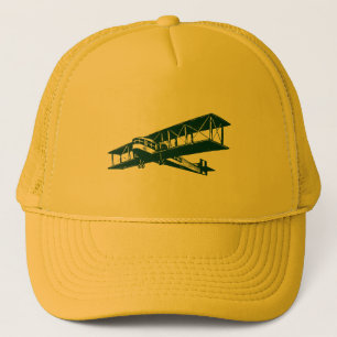 vlak - donkergroen trucker pet