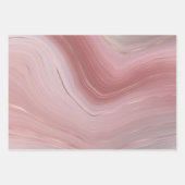 Vlak inpakpapier 3 draaibare Rozen Vel (Voorkant 3)